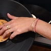 image:imageRossSimons 1800 ct tw Multicolored Sapphire and 440 ct tw Ruby Bead Bracelet in 10kt Yellow GoldRuby