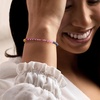 image:imageRossSimons 1800 ct tw Multicolored Sapphire and 440 ct tw Ruby Bead Bracelet in 10kt Yellow GoldRuby