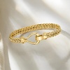 image:imageRossSimons 18kt Gold Over Sterling CestinaLink Braceletno gemstone