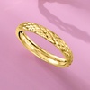 image:imageRossSimons 18kt Yellow Gold Quilted RingNo Gemstone
