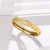 image:imageRossSimons 18kt Yellow Gold Quilted RingNo Gemstone