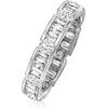 image:imageRossSimons 200 ct tw Baguette and Round Diamond Eternity Band in 14kt GoldWhite