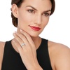 image:imageRossSimons 200 ct tw CZ 3Stone Ring in Sterling SilverCubic Zirconia