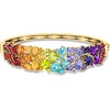 image:imageRossSimons 2000 ct tw MultiGemstone Bangle Bracelet in 18kt Gold Over SterlingAmethyst