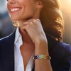 image:imageRossSimons 2000 ct tw MultiGemstone Bangle Bracelet in 18kt Gold Over SterlingAmethyst