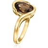 image:imageRossSimons 250 Carat Smoky Quartz Swirl Ring in 18kt Gold Over SterlingQuartz