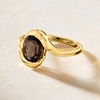 image:imageRossSimons 250 Carat Smoky Quartz Swirl Ring in 18kt Gold Over SterlingQuartz