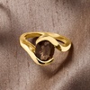 image:imageRossSimons 250 Carat Smoky Quartz Swirl Ring in 18kt Gold Over SterlingQuartz
