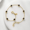 image:imageRossSimons 250 ct tw BezelSet Sapphire Station Bracelet in 18kt Gold Over Sterling 7 inches