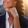 image:imageRossSimons 250 ct tw Sapphire Station Bracelet in Sterling Silver 7 inches