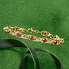 image:imageRossSimons 340 ct tw Garnet OvalLink Bracelet in 14kt Yellow GoldGarnet