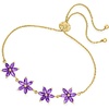 image:imageRossSimons 350 ct tw Amethyst Flower Bolo Bracelet in 18kt Gold Over Sterling