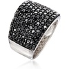 image:imageRossSimons 370 ct tw Pave Black Spinel Ring in Sterling SilverSpinel