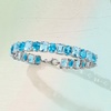 image:imageRossSimons 4500 ct tw Swiss and Sky Blue Topaz Bracelet in Sterling SilverTopaz