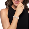 image:imageRossSimons 455mm Cultured Pearl and 15 ct tw Diamond MultiStrand Bracelet in Sterling SilverDiamond