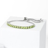 image:imageRossSimons 490 ct tw Peridot Bolo Bracelet in Sterling Silver
