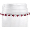 image:imageRossSimons 575 ct tw Ruby and 100 ct tw Diamond Tennis Bracelet in Sterling SilverRuby