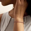 image:imageRossSimons 600 ct tw Ruby and 10kt Yellow Gold Bead Stretch Bracelet