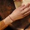 image:imageRossSimons 600 ct tw Ruby and 10kt Yellow Gold Bead Stretch Bracelet