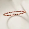 image:imageRossSimons 600 ct tw Ruby and 10kt Yellow Gold Bead Stretch Bracelet