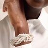 image:imageRossSimons 67mm Cultured Pearl Braided Stretch Braceletno gemstone