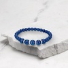 image:imageRossSimons 68mm Gem Bead Stretch Bracelet with 24 ct tw Diamonds in Sterling SilverLapis Lazuli