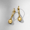 image:imageRossSimons 6mm 14kt Yellow Gold Shiny Bead Drop Earrings