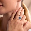 image:imageRossSimons 700 Carat Sapphire and 20 ct tw Diamond Ring in 14kt Yellow GoldSapphire
