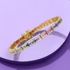image:imageRossSimons 700 ct tw Multicolored Sapphire and 115 ct tw Diamond Bracelet in 14kt Yellow GoldSapphire