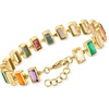image:imageRossSimons 720 ct tw MultiGemstone Bracelet in 18kt Gold Over Sterling 7 inches
