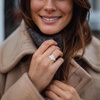 image:imageRossSimons 750 ct tw CZ Ring in Sterling SilverCubic Zirconia