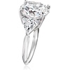 image:imageRossSimons 750 ct tw CZ Ring in Sterling SilverCubic Zirconia
