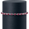 image:imageRossSimons 750 ct tw Ruby Bracelet With Diamonds in Sterling SilverRuby