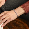 image:imageRossSimons 840 ct tw Sapphire Bracelet With Diamonds in Sterling SilverSapphire