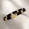 image:imageRossSimons Black Agate Good Fortune Bracelet in 18kt Gold Over SterlingAgate
