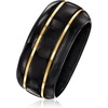 image:imageRossSimons Black Jade Ring With 14kt Yellow Gold