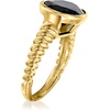 image:imageRossSimons Black Onyx Ring in 18kt Gold Over SterlingOnyx