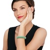 image:imageRossSimons Carved Jade Bangle Bracelet With 14kt Yellow GoldJade