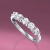 image:imageRossSimons Diamond 5 Stone Ring in 14kt White GoldWhite
