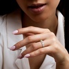 image:imageRossSimons Diamond 5 Stone Ring in 14kt Yellow GoldWhite
