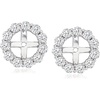 image:imageRossSimons Diamond Earring Jackets in 14kt Gold IJ Color I2 ClarityDiamond