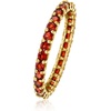 image:imageRossSimons Eternity Gemstone Band in 14kt Yellow GoldGarnet