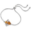 image:imageRossSimons Gemstone Bumblebee Bolo Bracelet in Sterling SilverAmber