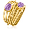 image:imageRossSimons Gemstone Highway Ring in 18kt Gold Over SterlingAmethyst