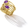 image:imageRossSimons Gemstone Highway Ring in 18kt Gold Over SterlingAmethyst