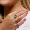 image:imageRossSimons Gemstone Highway Ring in 18kt Gold Over SterlingCreated Turquoise
