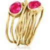image:imageRossSimons Gemstone Highway Ring in 18kt Gold Over SterlingRuby