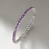 image:imageRossSimons Gemstone Tennis Bracelet in Sterling SilverAmethyst