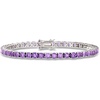 image:imageRossSimons Gemstone Tennis Bracelet in Sterling SilverAmethyst