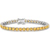 image:imageRossSimons Gemstone Tennis Bracelet in Sterling Silvercitrine